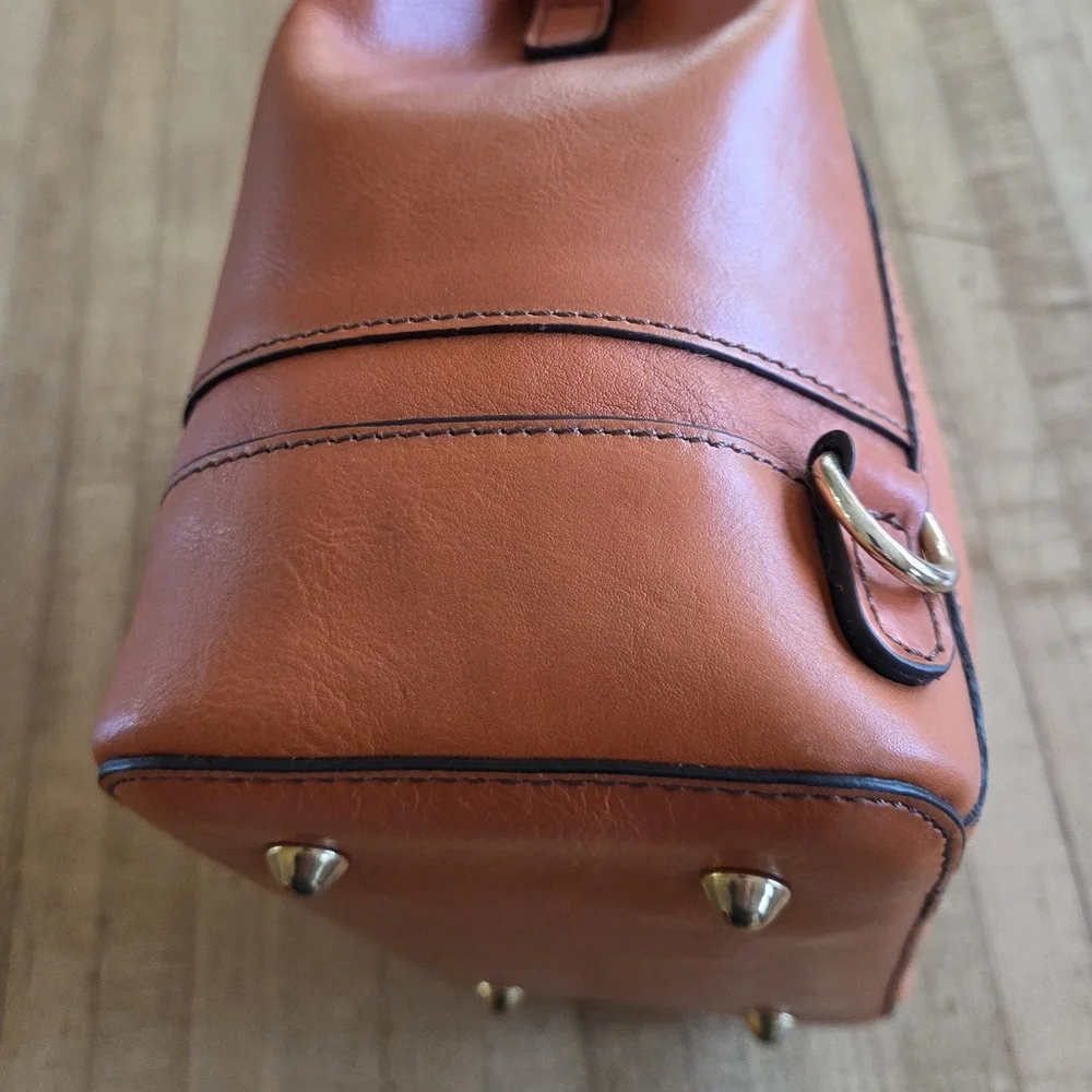 Italian Leather Handbag / Crossbody Bag Handmade By Divina Firenze - Picture 10 of 15